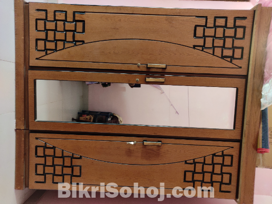 Malaysian Wood ar Almari (3 part)তিন পার্টের আলমারি